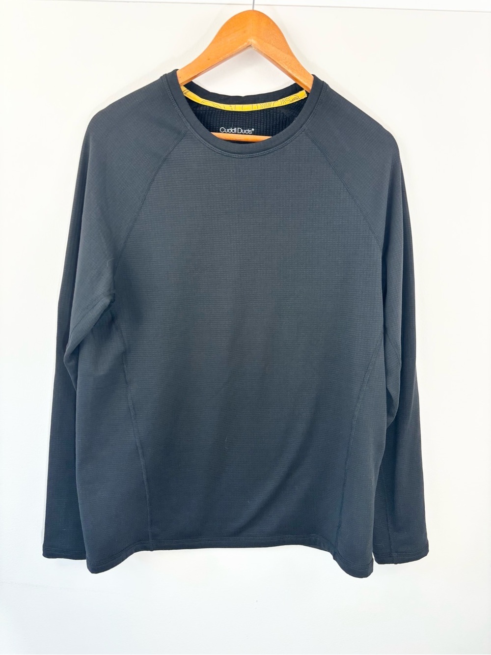 Cuddl Duds black long sleeve fleece